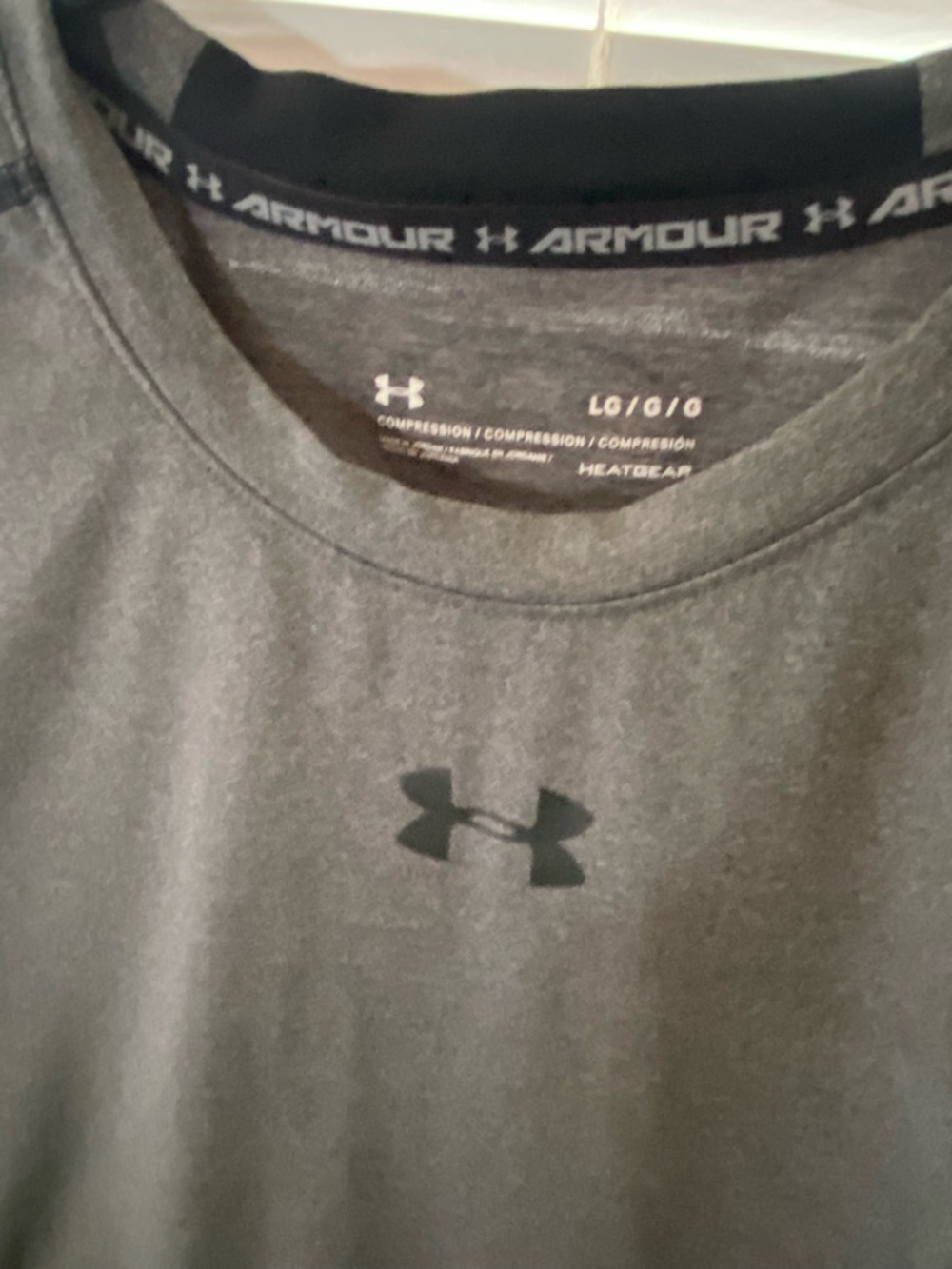 Under Armour Men’s HeatGear Short Sleeve Compression Shirt - Black